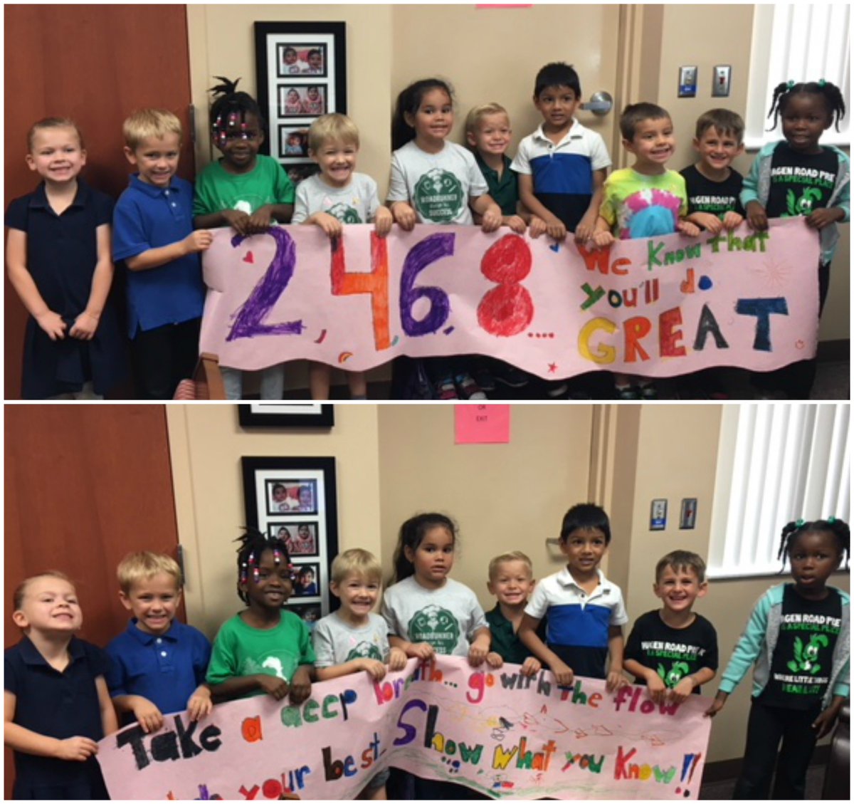 HagenRoad's tweet photo. To the 3rd graders taking the #ReadingFSA today....take a deep breath, go with the flow, just do your best, show what you know!
You ARE #TeamHagen and you make us proud each and every day!
#ExcellenceHappensHere #MakeItCountPBC #RoadRunnerSrule! https://t.co/X6XEoLwL1H