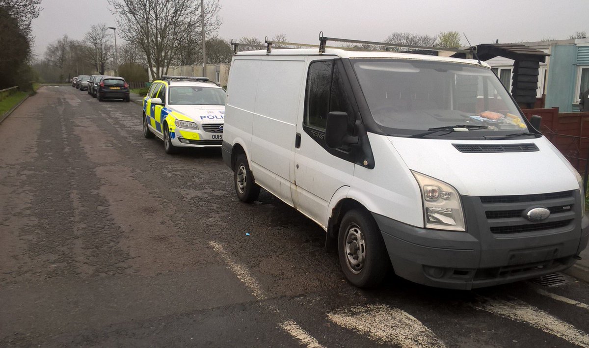tvp_mk's tweet photo. Officers from #MKSOUTHNHPT had this van seized this morning from Beadlemead, Netherfiled. The van was on false plates and had been used in crime. Within the back of the van was some stolen property. Enquires are ongoing.
#C6535 & C9206 https://t.co/KIrpNWNL1x