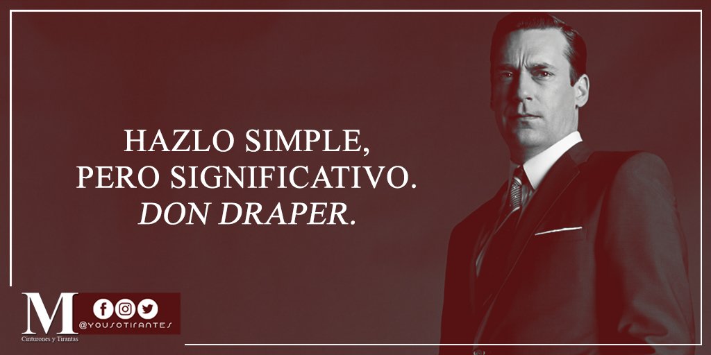 Frase de la semana. 'Hazlo simple, pero significativo'. Don Draper. #MINKEE #modamasculina #modahombre #potd #mood #inspo #menstyle #ootd #menswear #man #traje #style #clásicos #ligas #suspenders # tirante # tirantes #bassics #essentialstyle #felizdia #tirantesminkee #siguenos