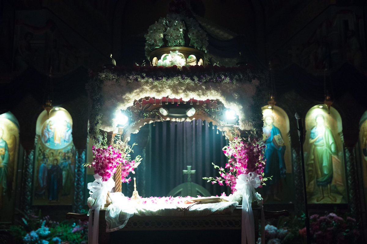 FrEliasVillis's tweet photo. The #stone before the #tomb was not rolled away so that #Jesus can come out. It was rolled away so that we may go in. #goarch #holyweek2018 #orthodoxy #orthodoxchristianity https://t.co/SLLiz79IQh