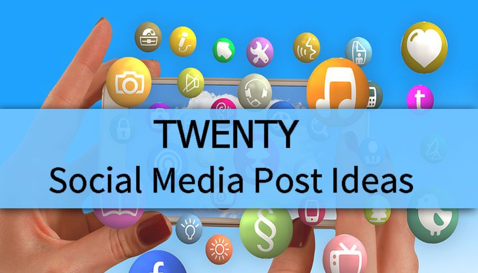 cktechconnect's tweet image. 20 Social Media Post ideas buff.ly/2GDAUCa #socialmediatips #Marketing