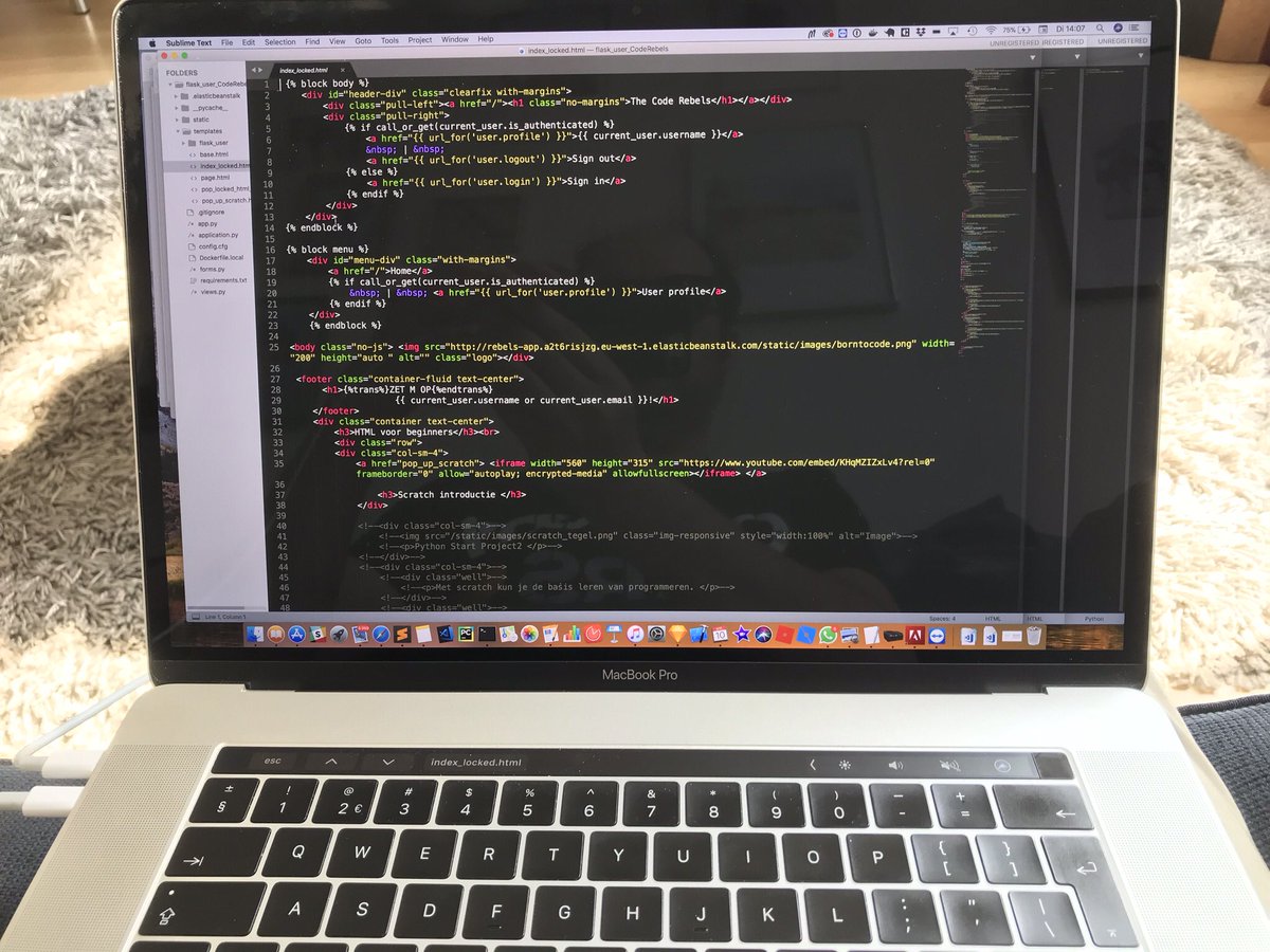 timvogt's tweet image. Lekker coden met de tuindeur open #born_to_code  #Python #zwolle #flaskframework