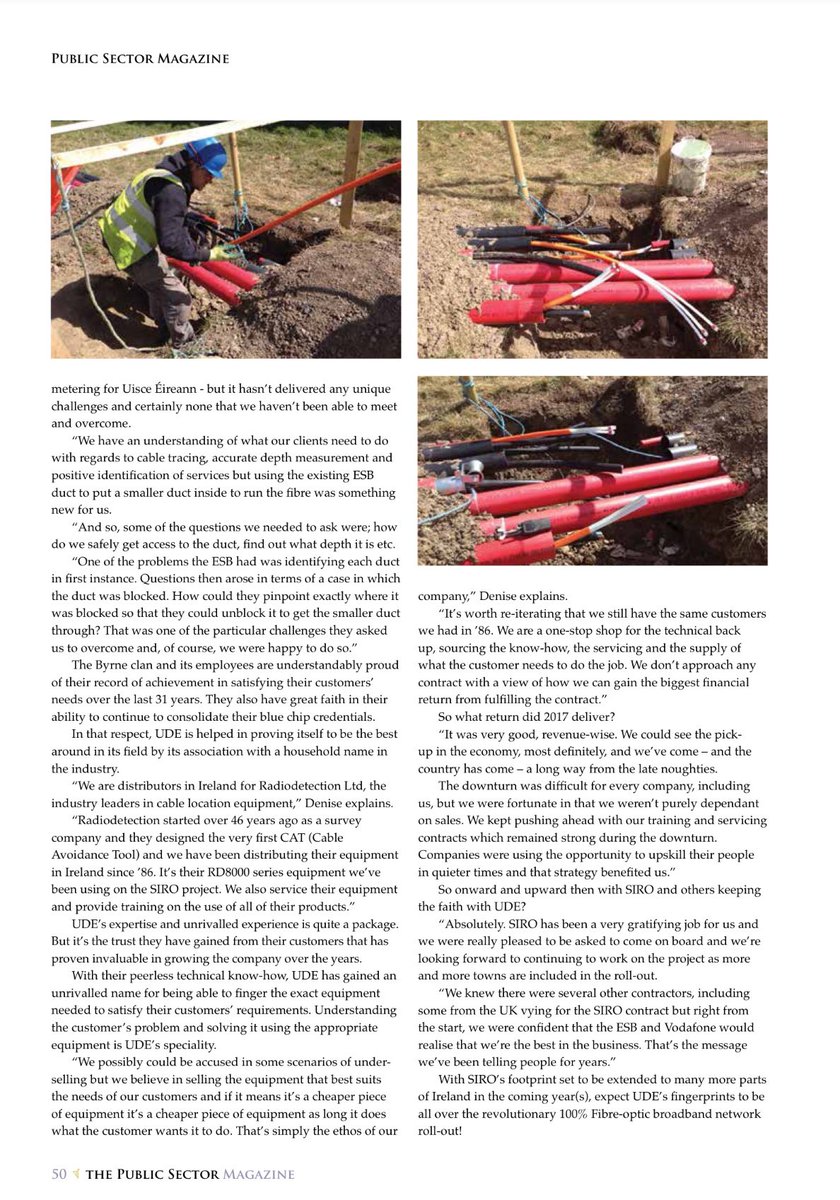 UDEltd's tweet photo. Delighted to be featured in Public Sector Magazine working with @SIROIreland #PublicSectorMagazine #RD8100 https://t.co/slzq1I2mgD