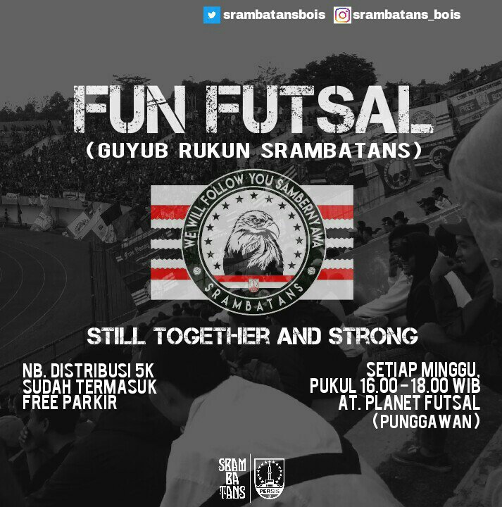 SrambatanBois's tweet photo. Pecinta gajul, yuk gabung 😊 #SundayFutsal https://t.co/u4ir2Ne3JT