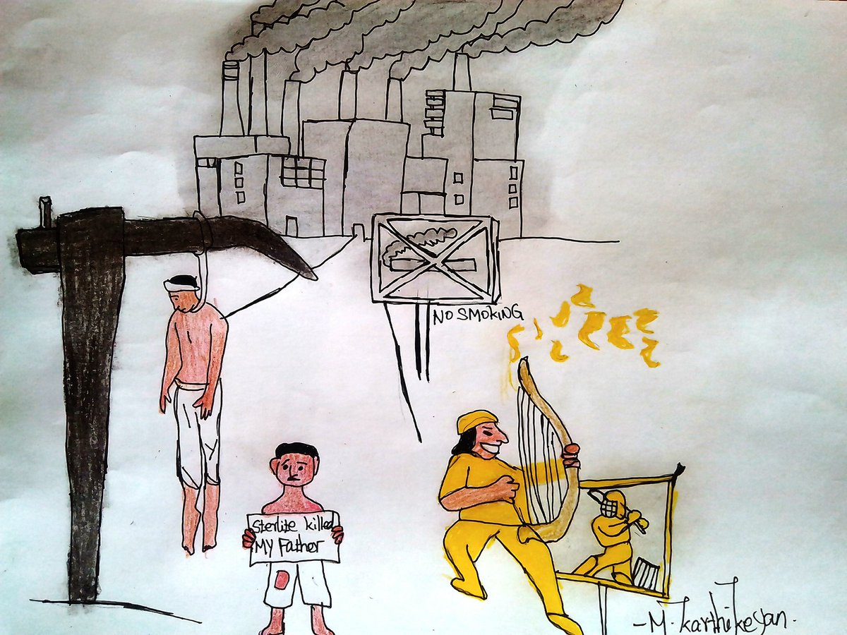 Karthimech26's tweet photo. @itisprashanth
My new pencil art of
#Savefarmers
#Stopsterlite
By karthikeyan
@SmileSettai @put_chutney @Parithabangall @Gopiaravindhraj @soonapaana006 @RjVigneshkanth @iharibaskar @nakkheeranweb
இந்த ஓவியத்தில் இருப்பது விவசாயிகளின் வலி
பகிருங்கள் விவசாயிகளின் வலி புரிந்தால் https://t.co/KQcaQlpAKo