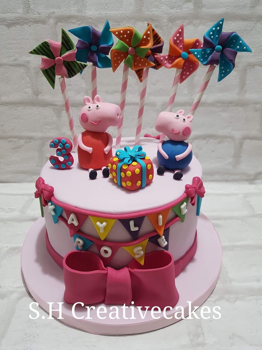 # manchestercakes #cakes #cake #birthdays #peppapig