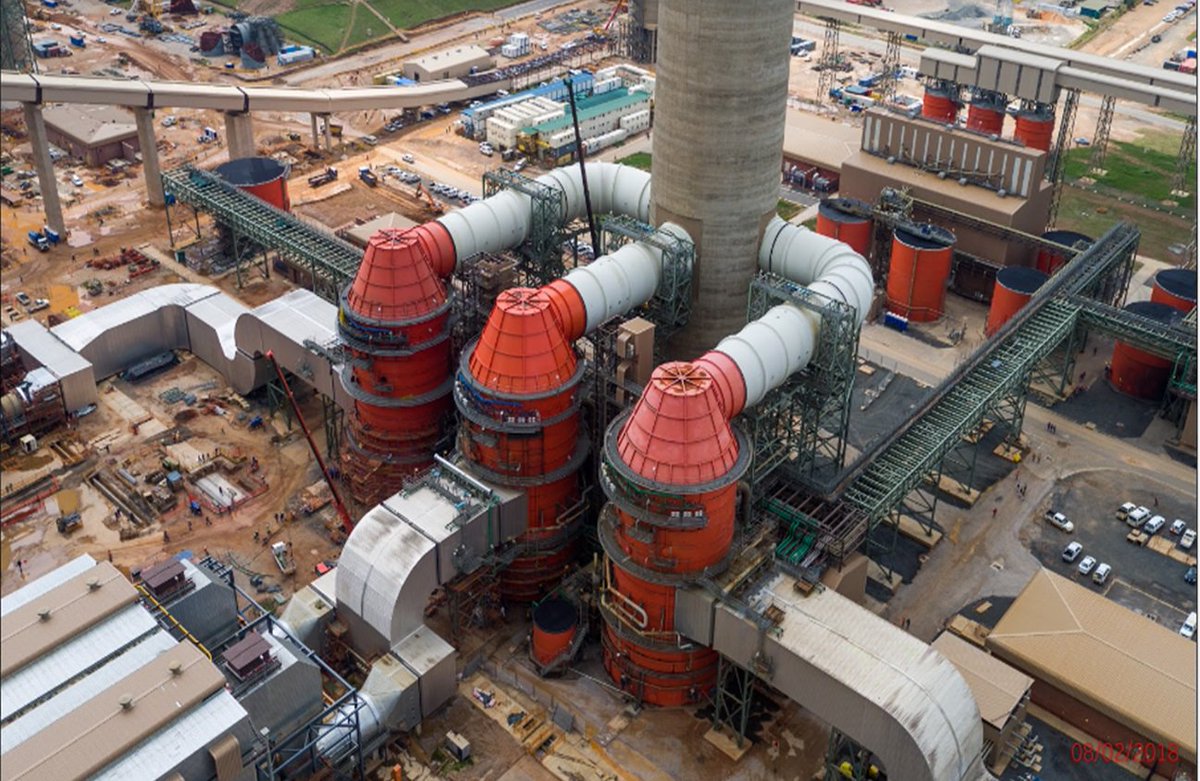 APO_source's tweet photo. #Eskom’s Kusile wet flue #gas #desulphurization plant achieves 93% removal efficiency rate upon completion and Performance test evaluation @generalelectric @Eskom_SA @DawesLee1 @INKubheka #Energy #SouthAfrica #Electricity https://t.co/xdv6mYOh0U https://t.co/lIH9kFlng8