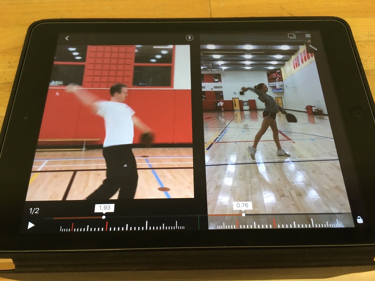 learningSCS's tweet photo. Using technology @SCS_Clementines softball practice to analyze, provide feedback, and refine skills.  Coaches and players were engaged by @HudlTechnique this morning. #hudl #integratingtechnology https://t.co/M6P60gVHxO