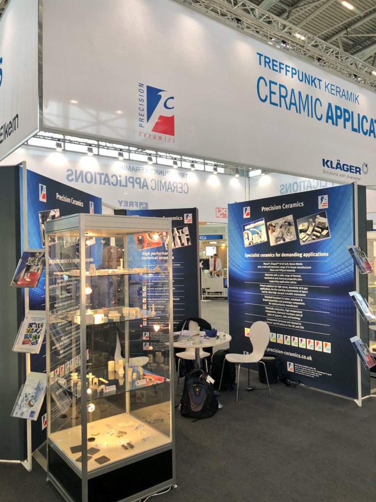 Come visit us at Ceramitec this week and see what we have to offer. We’re in Hall B6, stand 320 with a full range of ceramic solutions on display.