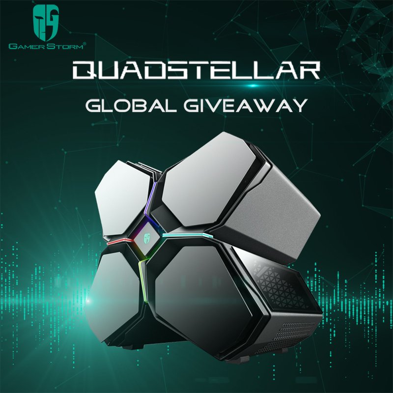 Deepcoolglobal's tweet image. gleam.io/competitions/e…
Gamer Storm Quadstellar Global Giveaway
ARE YOU EXCITED!!!!!!!
Register NOW!!!
