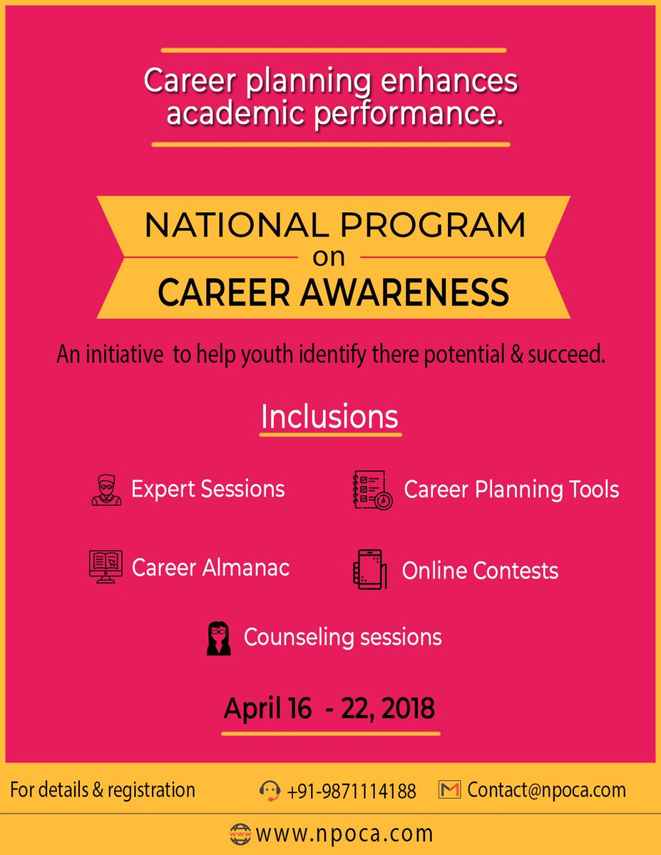 Inviting schools to participate in the event. #ZeroCost Details availabele at npoca.com