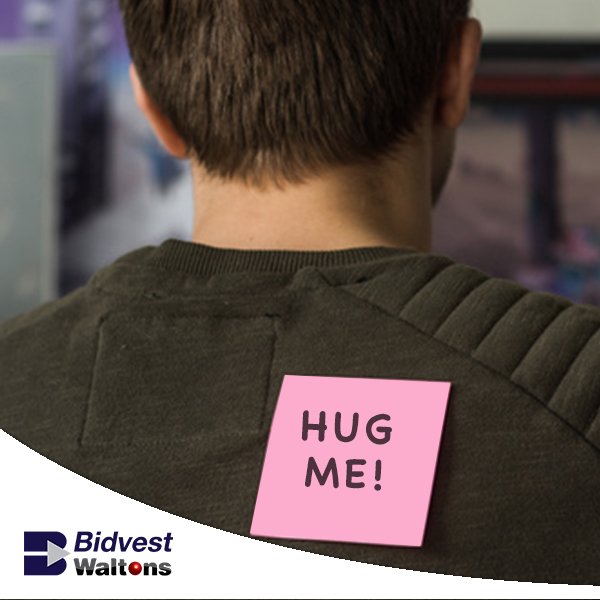 Stick a Post-it note on somebody’s back in the office that says ‘HUG ME’! Take a pic of the love being shared and post it below. #Waltonslove. 
Get your Post-it notes for only R89.50 from Waltons. Shop here: bit.ly/2umrfgK