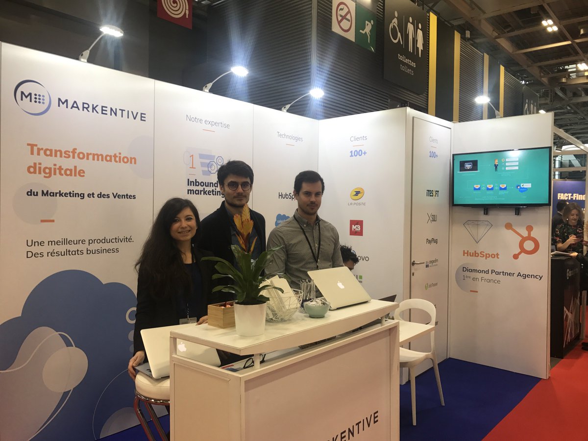 Markentive_FR's tweet photo. L'équipe de Markentive vous attend sur le stand E5 au salon @EMarketingParis ! #MarketingAutomation #InboundMarketing #TransformationDigitale #EMKTP2018 https://t.co/WzTNjKaYXG