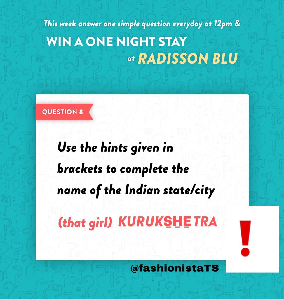 <a href="/loveindiaagain/">Pintrip - Fall In Love With India All Over Again</a> #pintrip 

KURUKSHETRA ( Land of Bhagwat Gita) 

#loveindiaagain #anokhaindia #tuesdaymorning #tuesdaytrivia #tuesdaythoughts #festivals #ChaloChamparan

Guys Join this awesome Contest, Im sure you dont wanna miss it! 

<a href="/AppieAppz/">Aparna ツ</a>
<a href="/GurvirSingh_/">Gurvir Singh</a>
<a href="/imchauvinist/">AS</a>
<a href="/Omkar5de/">Omkar</a>
<a href="/anujsetia2/">Anuj Setia</a>