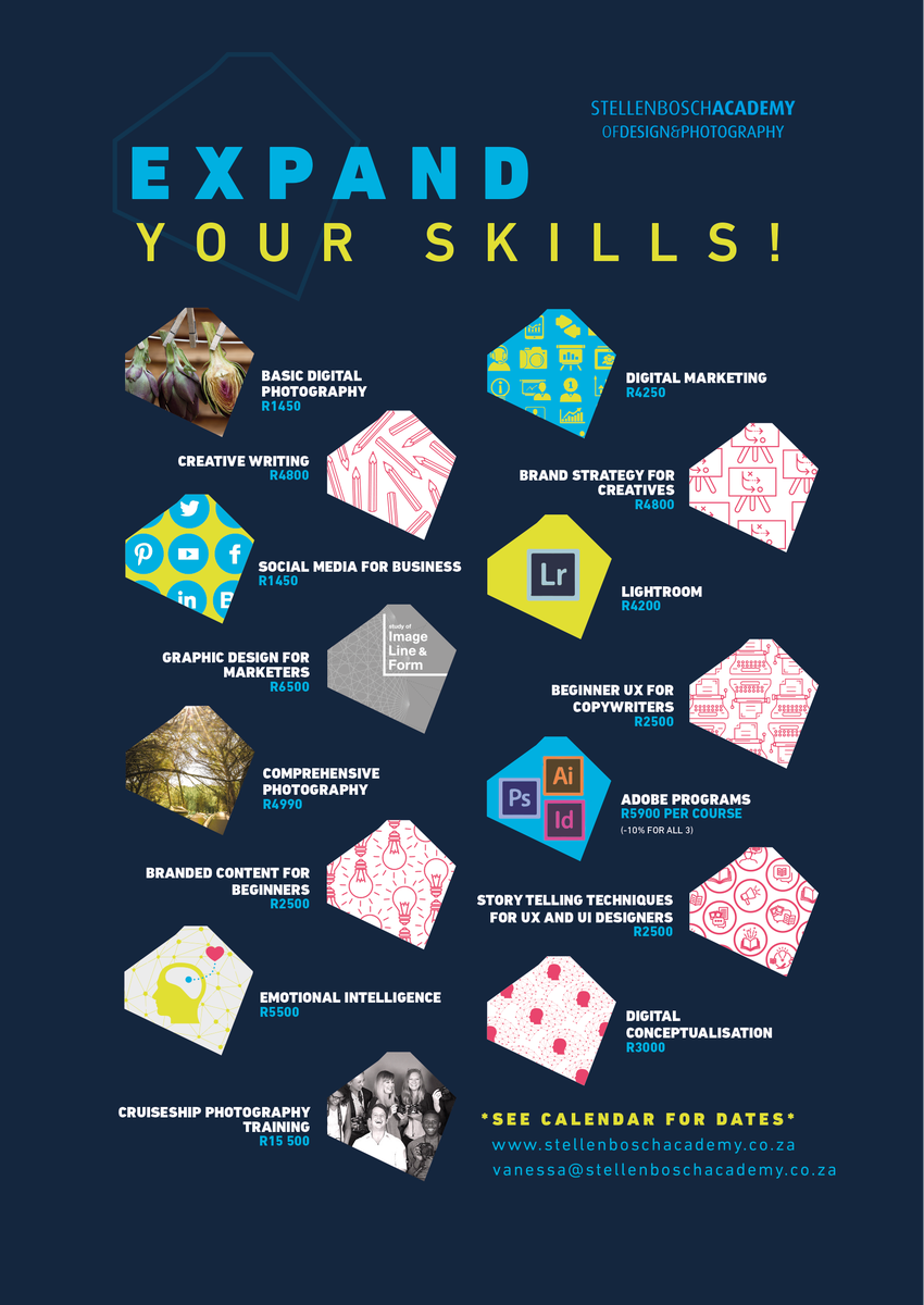 ShortCourseSA's tweet photo. Expand your skill set.  Sign up for one of our short courses today https://t.co/FMm4uz3arr