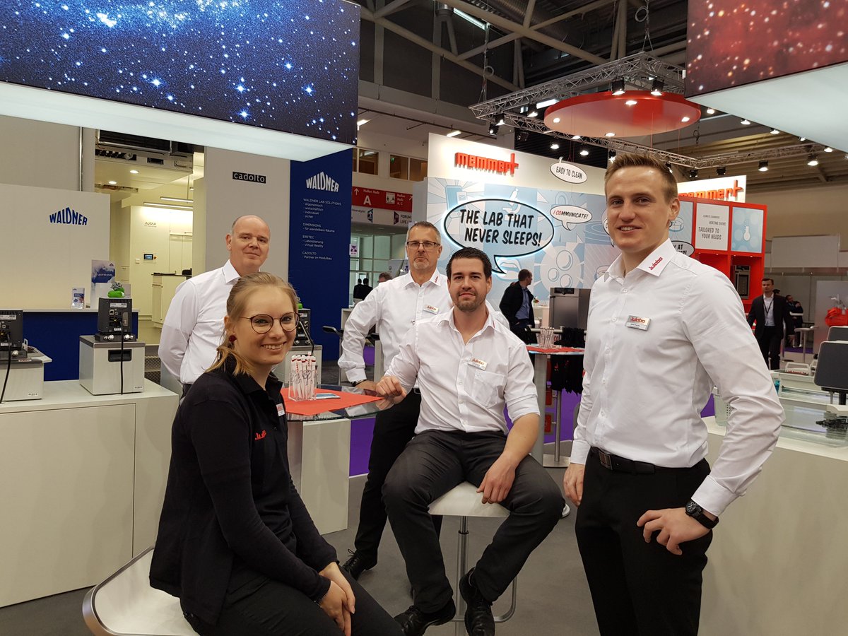 JULABO_GmbH's tweet photo. Welcome to the Analytica 2018 in Munich. We look forward to your visit at our booth B2 304 #analytica2018 #julabowalk #labbar @analyticaFair https://t.co/C9ynD0xduM