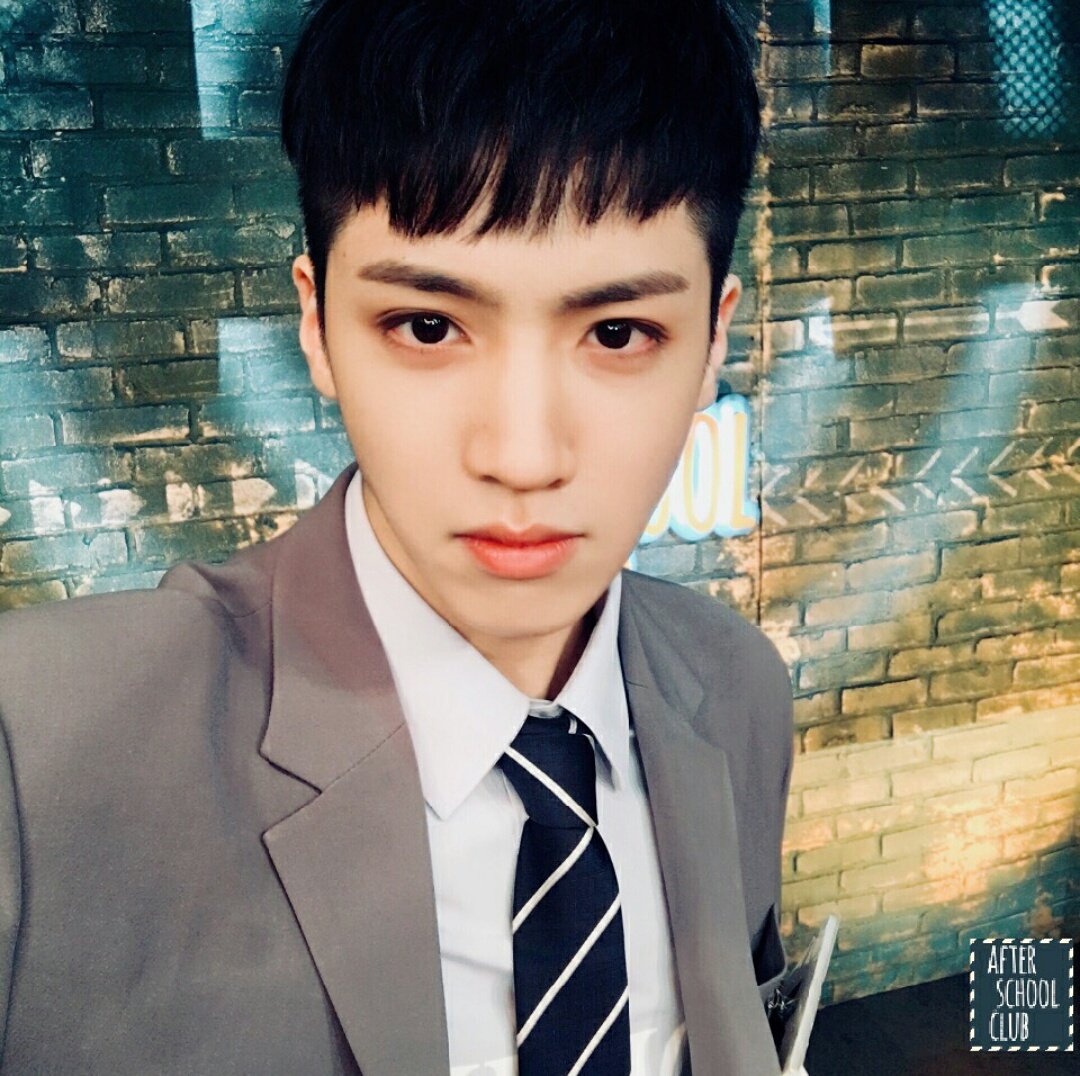 Wooseok's selcas for After School Club. An evolution.