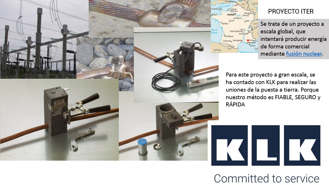 SomosKLK's tweet photo. Presentes en uno de los proyectos de investigación científica, más importantes en todo el mundo, el proyecto #ITER. #iterproject;#grounding;#roads

KLK da sus soluciones de puesta a tierra en los casos más exigentes

#Bettersolutionsforabetterworld

#committedtoservice https://t.co/yrprJxGF3p