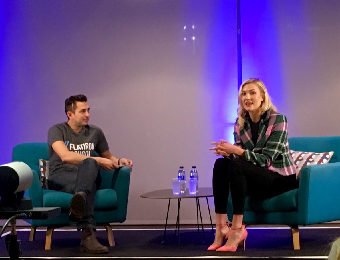 LuaCoops's tweet image. Fantastic evening last night launching @FlatironSchool here in London with the delightful @karliekloss, @WeWorkUK in Moorgate. #CodeSchool #TechTales #GirlsInTech