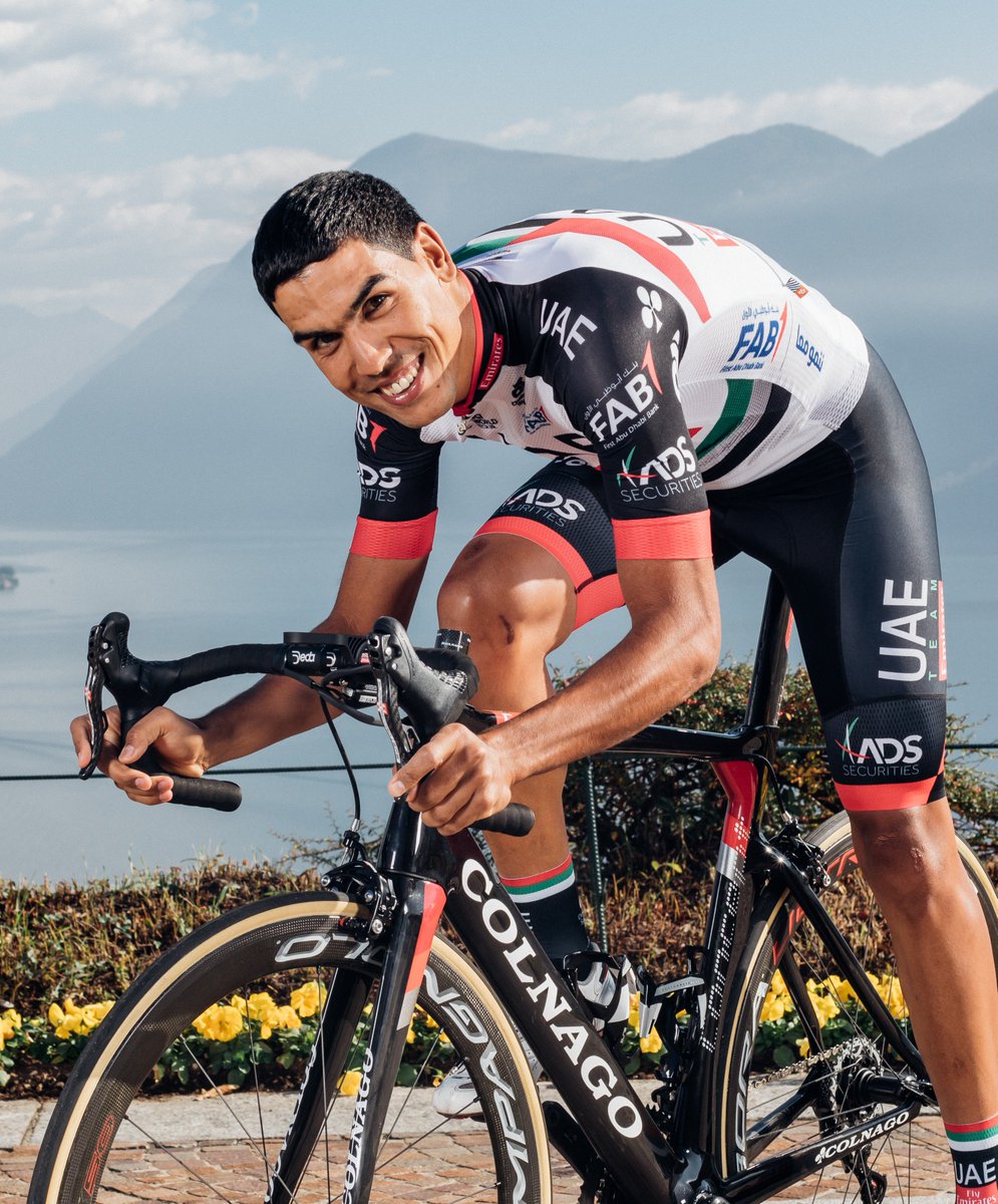 TeamEmiratesUAE's tweet photo. Our #UAEWeeklyRider is @AnnasAitAbdia 🇲🇦!
Did you know he won the Moroccan Championship in 2016?
Check something more about him: https://t.co/CIeeS8UYSo
#UAETeamEmirates #WeAreUAETeamEmirates https://t.co/TOzCBefuIW