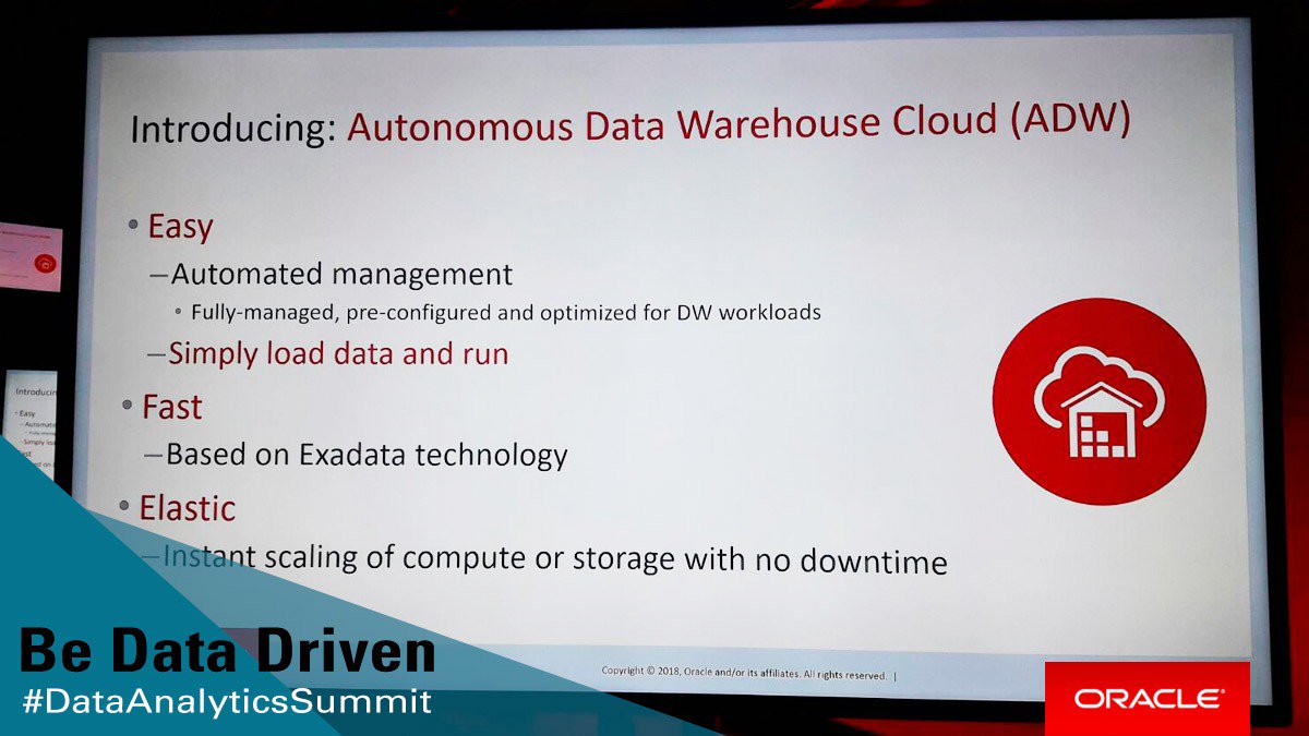oracle_es's tweet image. Explore the benefits of #autonomous with us!
#DataAnalyticsSummit