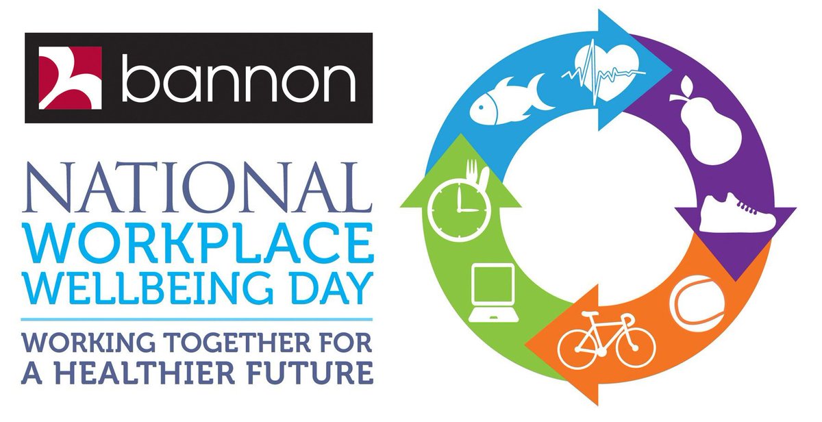 Bannon's tweet photo. .@Bannon staff are delighted to be involved in the National Workplace Wellbeing Day. Busy week of Pilates / Yoga / Awareness talks and of course lunchtime walks! Looking forward to seeing the turnout this Friday #WorkWell18 #TheWellnessCrew #EmployeeWellness #CorporateWellness https://t.co/Ginzyk9NMi