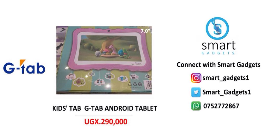 Smart_Gadgets1's tweet photo. Digital literacy and streamlined access to textbooks and study materials are two concrete benefits of a child’s personal tablet ownership.
it’s important to expose your children to different technologies. Get your child the G-Tab. Check https://t.co/fQCgOnWOzJ for options https://t.co/LqCJvQHuTD