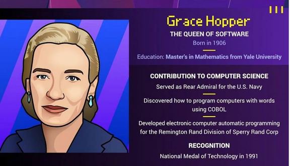 TacRocio's tweet photo. #Bitcoin wouldn’t have been possible without these #WomeninTech ft. #AmazingGrace Hopper.  #PressforProgress https://t.co/hdOeWT1Tqw #MyCompany https://t.co/h1G0Xn0BGw