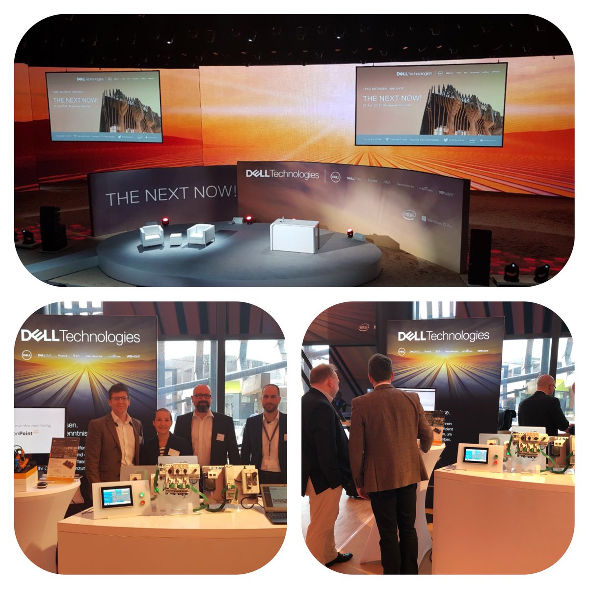 #TheNextNow stage is ready. Our event attendees arriving and we look forward to interesting presentations and conversations. #delloem #IoT