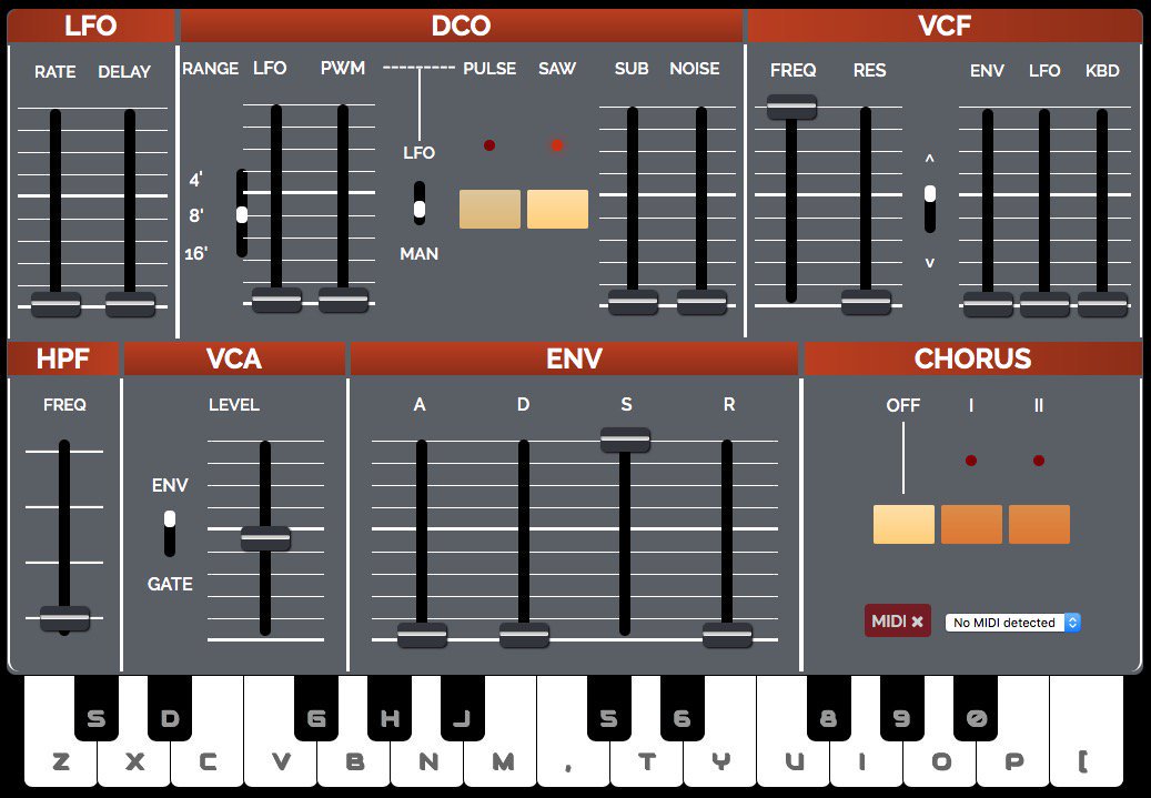 dark_shark's tweet photo. Roland Juno-106: A browser-based emulation of the classic synth #online #musical #instrument https://t.co/7j5PhJDZow https://t.co/OGc7nUTcfk