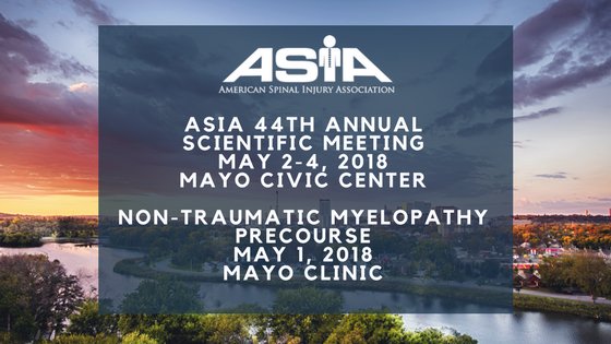 ASIA_spine's tweet photo. Regular Registration Rates End April 16, 2018!  Register Now for the 44th Annual Scientific Meeting in Rochester, MN.  (Precourse, May 1, Mayo Clinic)  https://t.co/zKSC3RSqap https://t.co/6OESze7sXX