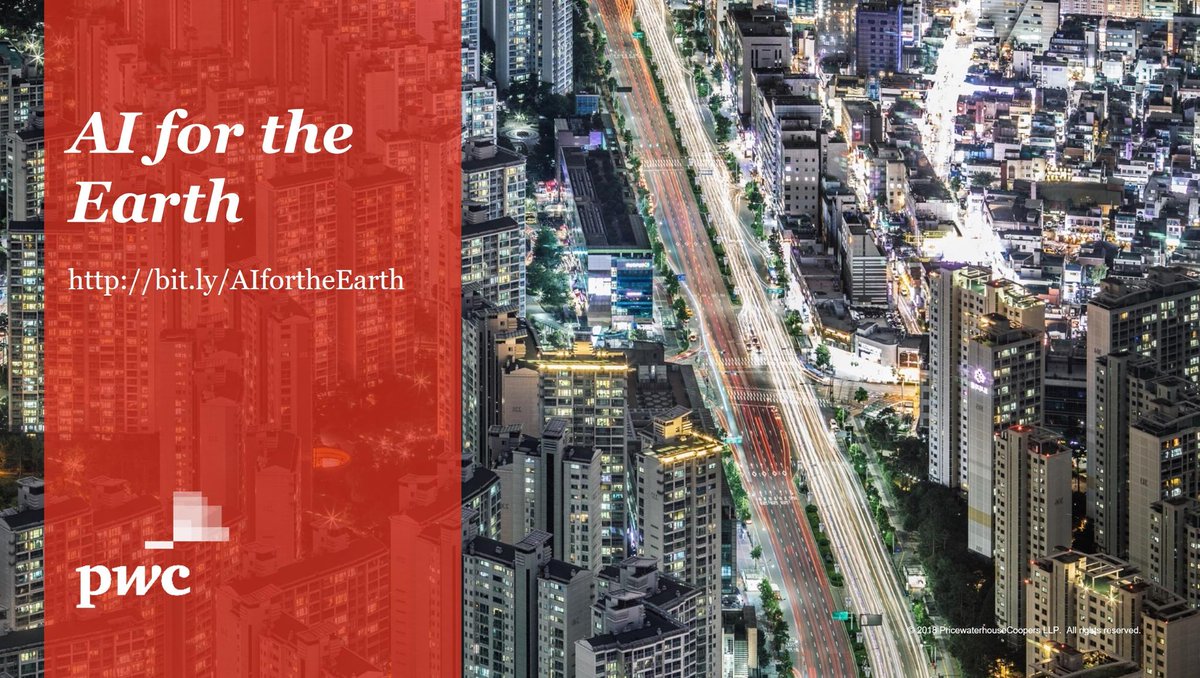 PwC's tweet photo. We live in exciting times: it’s now possible to tackle some of the world's biggest problems with emerging technologies like #AI. Read more: https://t.co/aGyi7eDMN2 #AIfortheEarth #AIforgood https://t.co/Nt9mAZsuqi