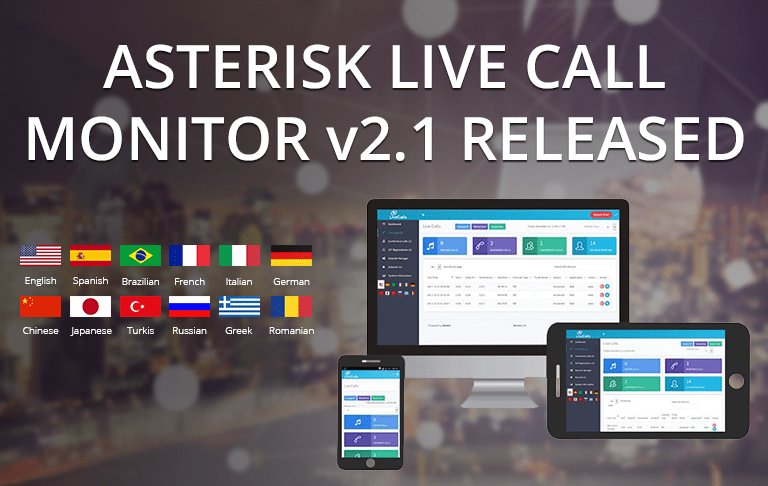 Inextrix's tweet photo. After overwhelming response to previous release(v2.0) of #AsteriskLiveCallMonitor (#ALCM), we are now officially announcing new version release v2.1 with major 12 languages support.
https://t.co/YdFLcscf02
#Asterisk #VoIPMonitor #LiveCalls #VoIP #CallMonitor #Inextrix #ITPL https://t.co/3OaYPIR5jg