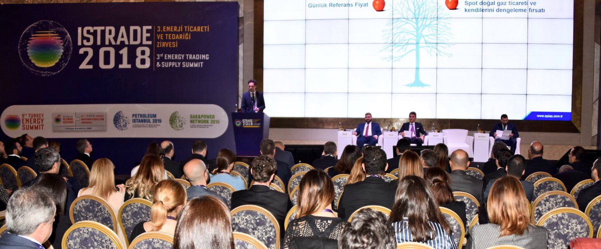 aliihsanslkm's tweet photo. 3. Enerji Ticareti ve Tedariği Zirvesi #ISTRADE2018'in
2. gününde 'Türkiye'de Doğal Gaz Ticareti' konulu oturumda, doğal gaz ticaretini sektör uzmanlarından dinledik. @igdaskurumsal @TCenerji @GazbirGazmer https://t.co/YMXAxWFkbH