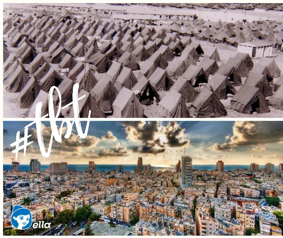 EllaDoGood's tweet photo. #TBT Israel than and #Israel now: We will keep preserving and innovating this amazing country for more 70 (...) years #70YearsIsrael https://t.co/IReObEEw4A