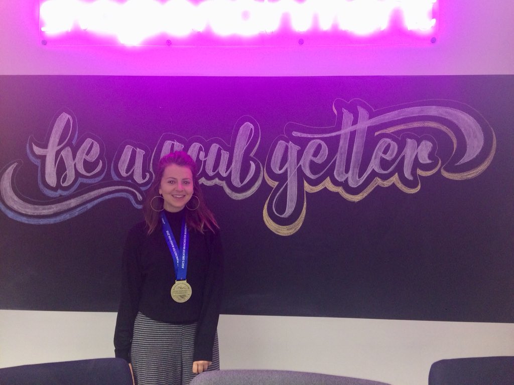ShoppertainMgmt's tweet photo. Very proud of @Katie_Lch who finished her first marathon at the weekend- apparently it was practice for a 10k 😅🙌🏼👏🏼🏅@Marathon_Mcr https://t.co/zRLRXKY3eU