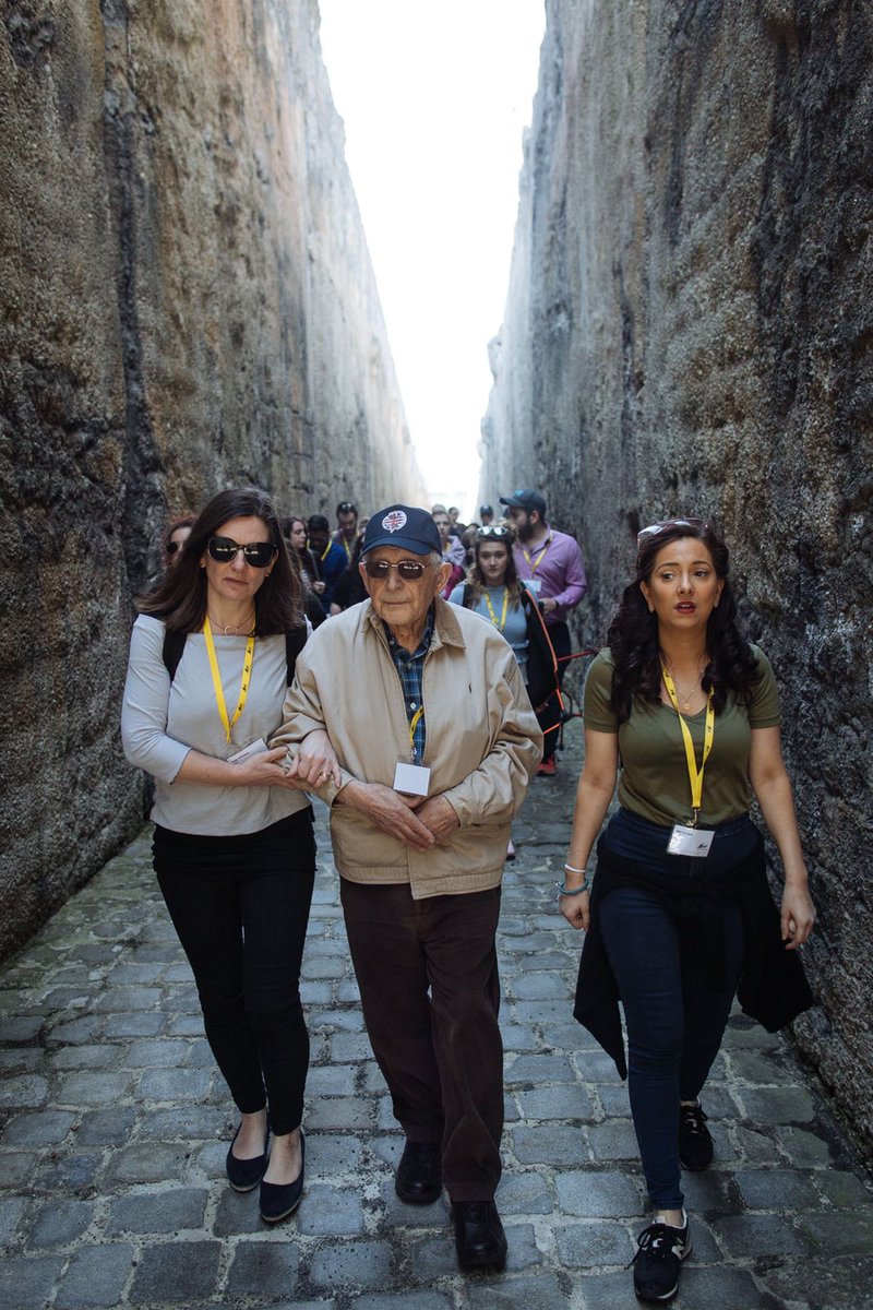 MOTL_UK_'s tweet photo. We spent an emotional morning at the memorial of Belzec extermination camp, where holocaust survivor Harry Olmer led our participants in saying a prayer for the approximately half a million Jews, Poles and minorities who were murdered here. #MOTLUK #NeverForget https://t.co/GqsT8wO3Rj