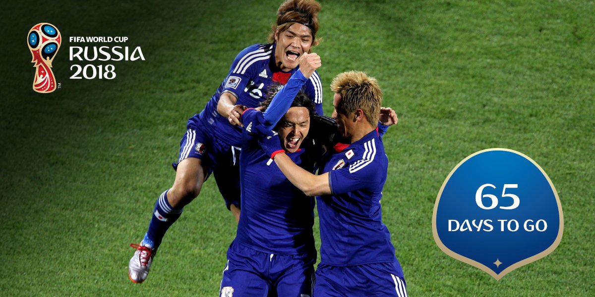 Fifa World Cup 6 5 Days To Go 65 Players Have Represented Japan At The Worldcup With The Likes Of Hidetoshi Nakata Shunsuke Nakamura Keisuke Honda Amp Shinji Kagawa All