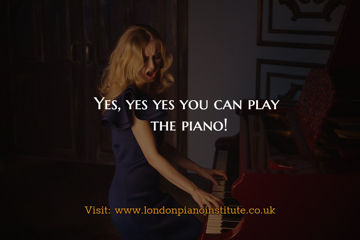 LondonPianoInst's tweet image. Yes, yes, yes YOU can learn how to play the piano! #pianolessonslondon- londonpianoinstitute.co.uk #adultpianolessons #londonpianolessons