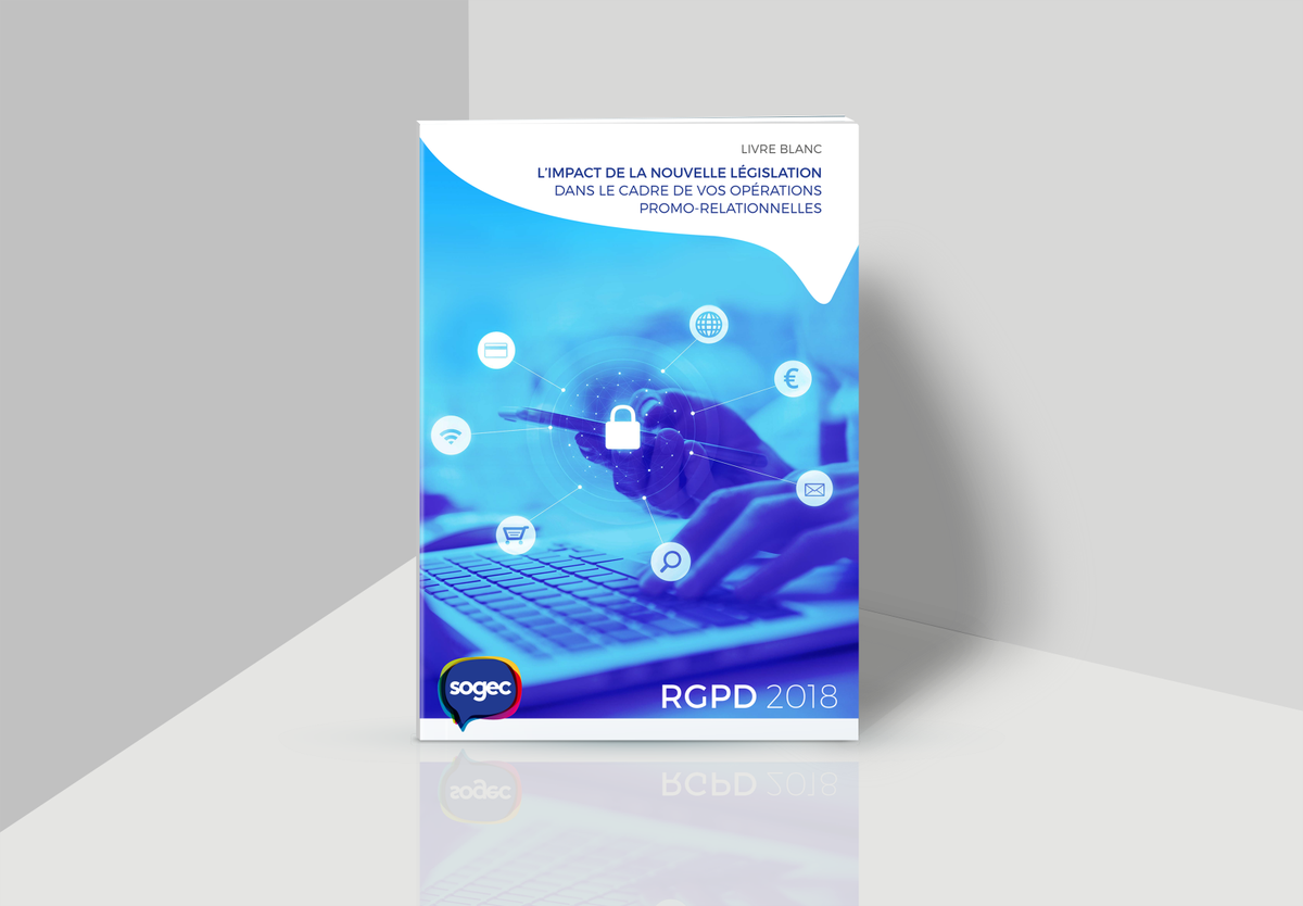 SogecMarketing's tweet photo. Sogec vous propose son nouveau livre blanc sur le #RGPD ! Découvrez ainsi comment ce nouveau règlement va modifier la mise en oeuvre de vos opérations promos ➡ https://t.co/YuTA8x6zdx  [ Disponible en téléchargement 📖 ] https://t.co/rgSCfWln1O