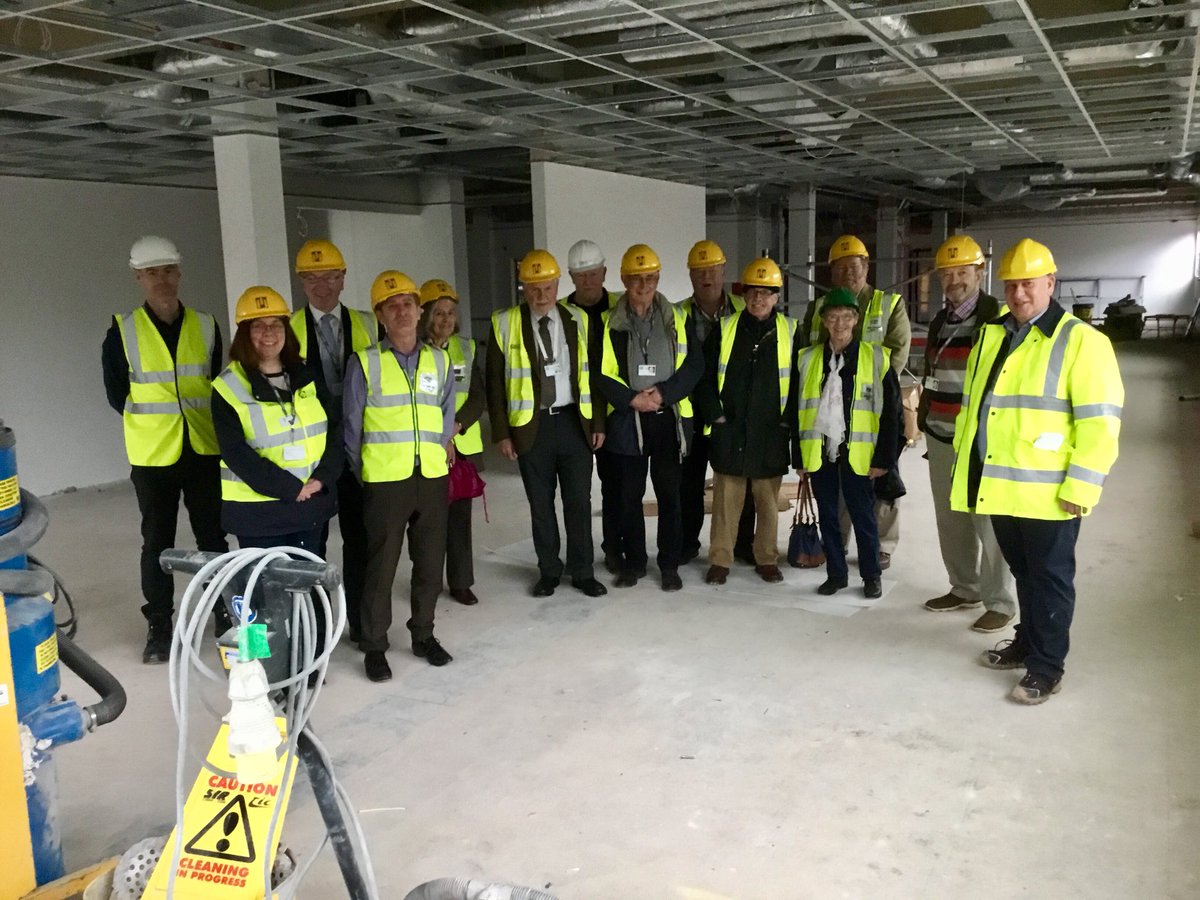 Last night <a href="/TauntonTories/">Taunton & Wellington Conservatives</a> councillors had the first tour of @TDBC new dene house. Great progress and provides much needed improvements to the working conditions for staff.