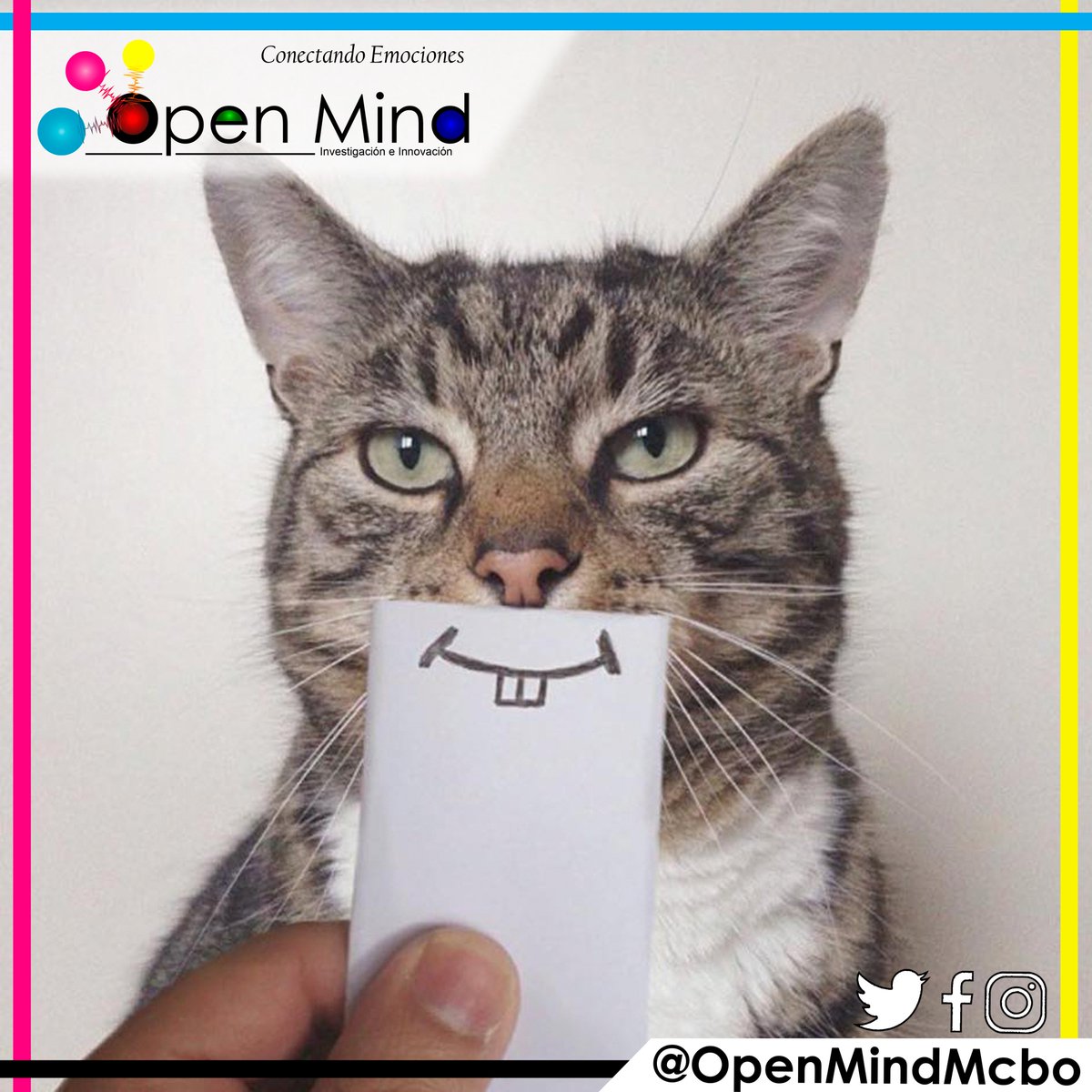 OpenMind_Mcbo's tweet photo. En Open Mind le ponemos una #sonrisa diaria a tus clientes, con nuestras más creativas publicaciones y mejor marketing digital. #marketingdigital #opnemindmcbo #creatividad #diseño #neuromarketing #neurociencia #publicidad #redessociales  #mercado #marcapersonal #innovacion https://t.co/AflglMQwux