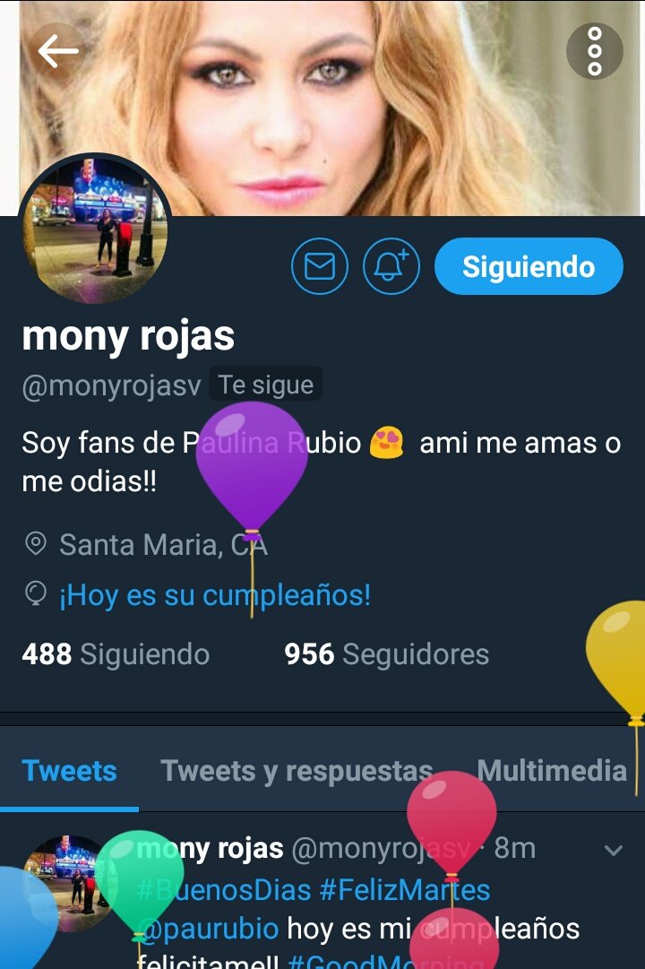 Edgarhdzr's tweet photo. @monyrojasv ¡Feliz cumpleaños! Pasa un gran día y que este año nuevo de tu vida venga colmado de éxito en todo sentido. @paurubio hermosa es cumple de esta súper paupower, ¿puedes felicitarla en su día por favor? #HappyBirthDay #Paupowers #PauRubioFtNachoDesire #PauRubioIsBack https://t.co/mN2jV7kU3v