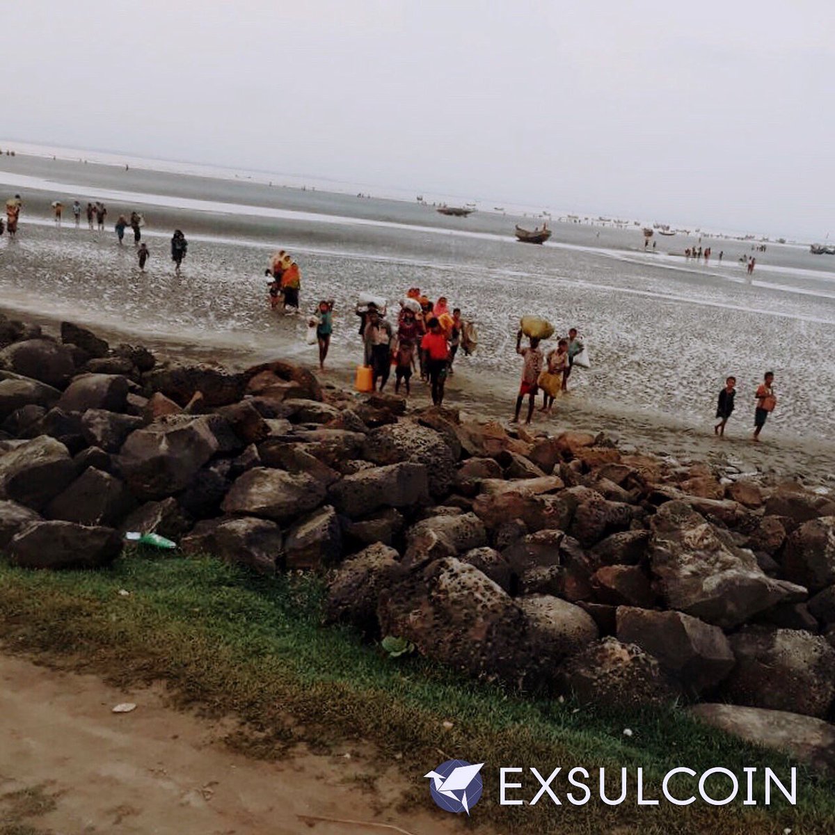 ExsulCoin's tweet photo. On new land, safe from persecution—but what lays ahead? How can blockchain help these refugees? Learn more at https://t.co/D5wdrYm78L https://t.co/e2bEv8BtNR