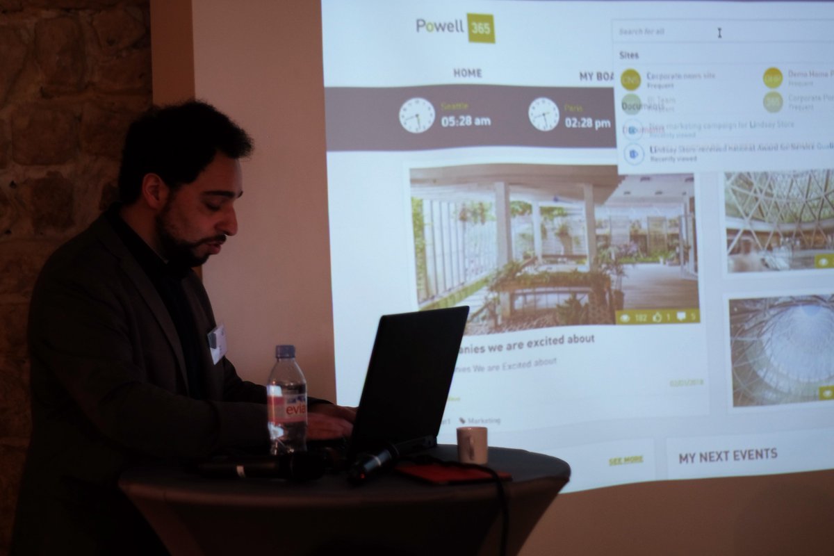 LeckoFR's tweet image. Notre sponsor @aradjs chez @powell365News montre comment gagner du temps dans l’accès à l’information quelle que soit la source dans son entreprise #LID2018