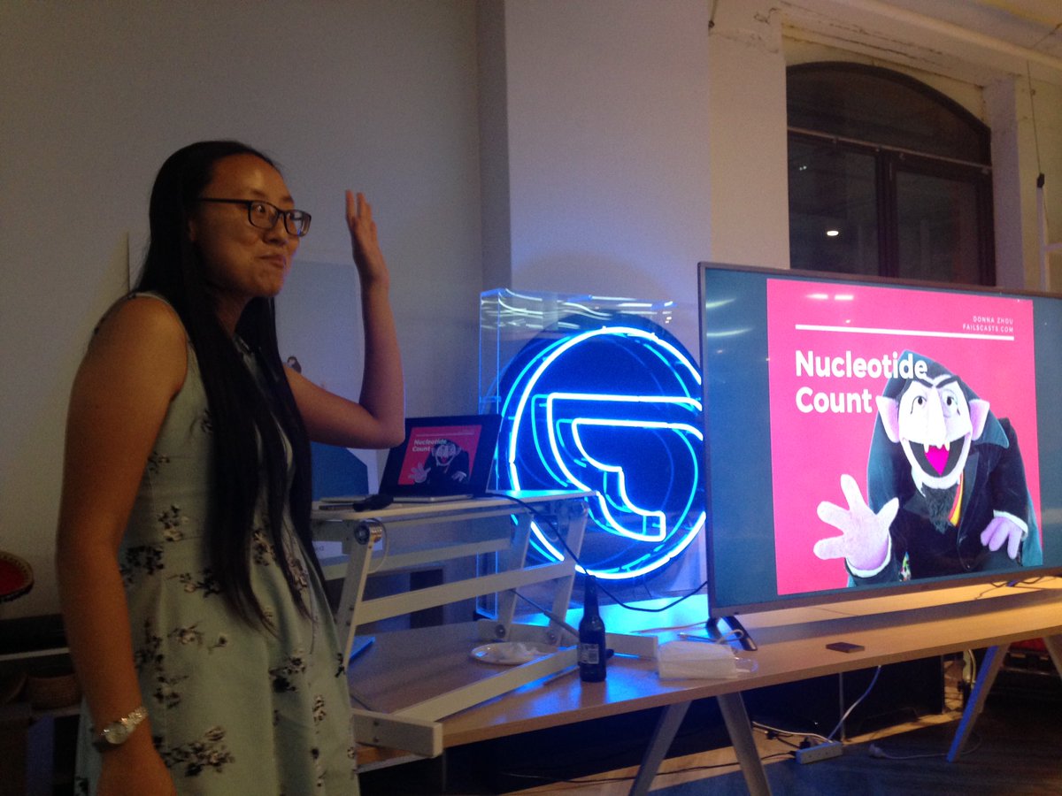rorosyd's tweet image. .@failscasts will now show us her solution to this month's @exercism_io task: Nucleotide Count!