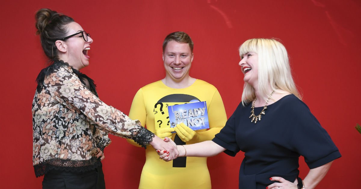mip's tweet photo. “It feels like anything can happen!"  @FMAustralia  just signed a deal with  @ArgononInt for comedy game show Ready or Not. Get the full report via #MIPTV News here! https://t.co/vO85lFZ66s https://t.co/Z9xVllYwjO