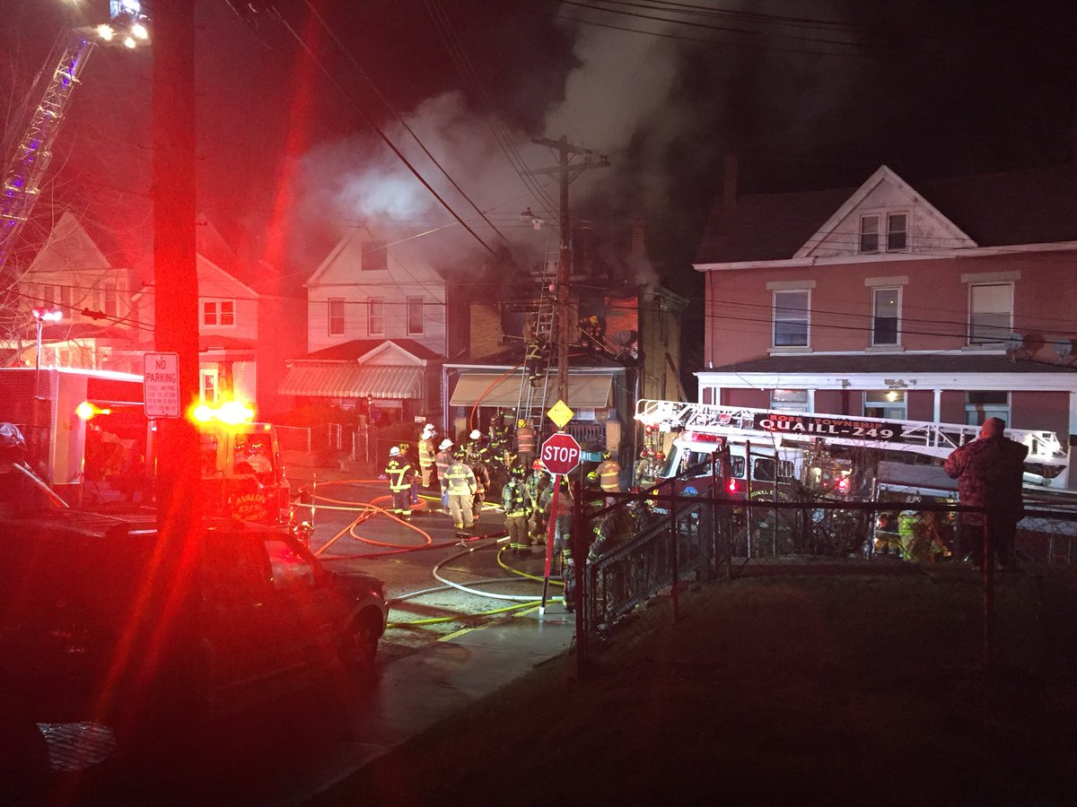 “This is horrible. I don’t even have any words right now. It’s horrible.” Avalon police chief says double fatal fire is devastating. 2 others rescued from burning Marie Ave. home. Cause under investigation #wtae