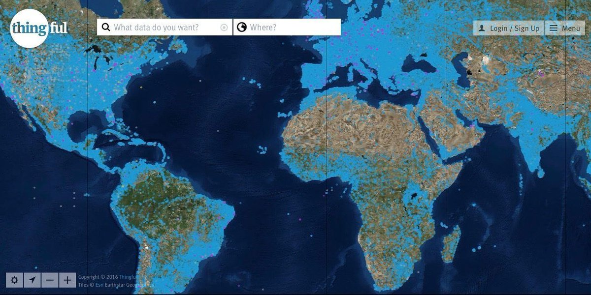 GuglielminaD's tweet photo. OPEN DATA: @thingful une carte pour naviguer dans l’océan de l’Internet des objets >> https://t.co/puAsIWBaAd  #IoT #data #dataviz #DataVisualization #designpic.twitter.com/09YEjV1hlC https://t.co/ppVsWg859X https://t.co/zgIFDP0cKS