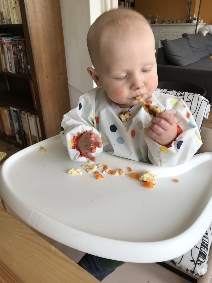 lissevandegroep's tweet photo. Mijn kind eet omelet, groentepannekoek en stukjes zoete aardappel door elkaar heen. #fijnproever https://t.co/ZMhh49Sam5